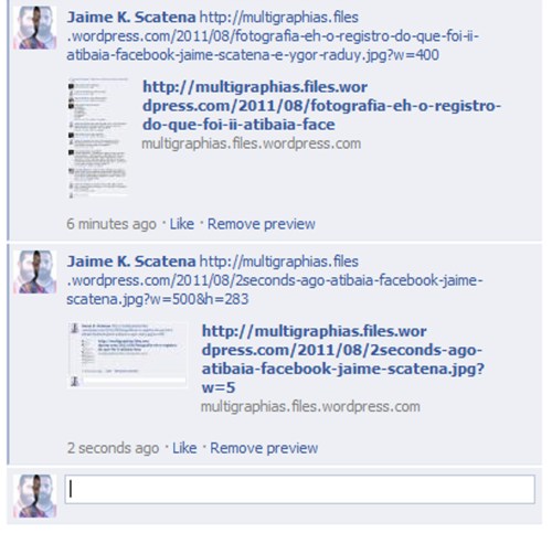 6 minutes into the past | Facebook | Jaime Scatena 6 minutes into the past | Facebook | Jaime Scatena