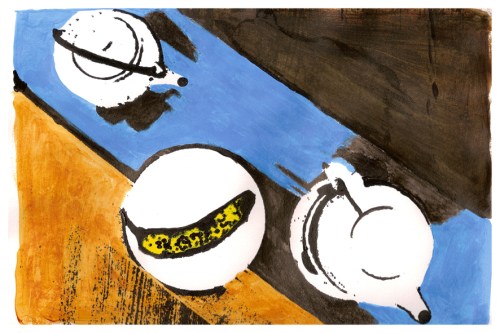 Banana and Tea Pot composition (after Isis Fernandes) | Atibaia | Jaime Scatena