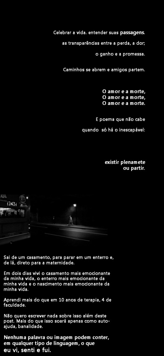 about life | London e POA | Gabriela Canale sobre Rafael Bastos