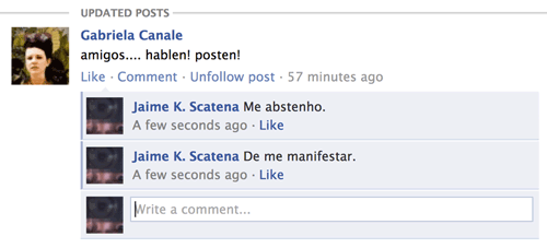 Me Abstive | Facebookland | Jaime Scatena