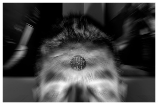 This is not Art (Self portrait over Mapplethorpe) | New York | Jaime Scatena