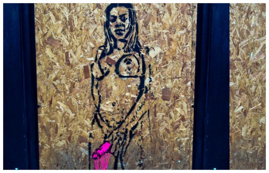 naughty  in weakened sense