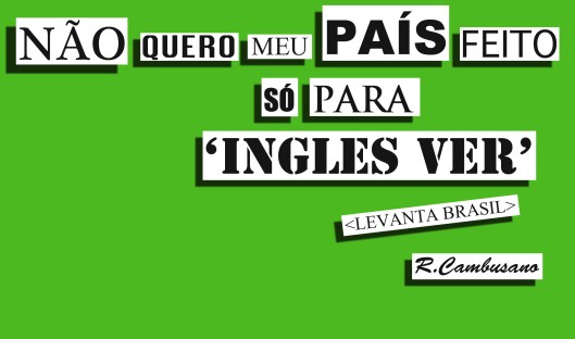 EU FALEI QUE NÃO  | London | R.Cambusano