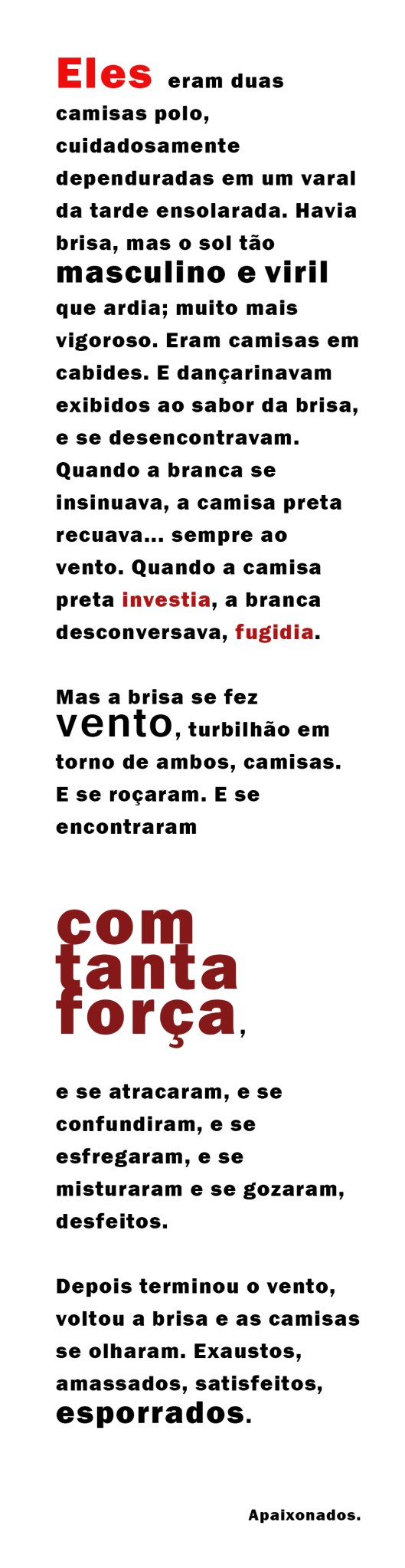 texto | cianorte | francis aguiar