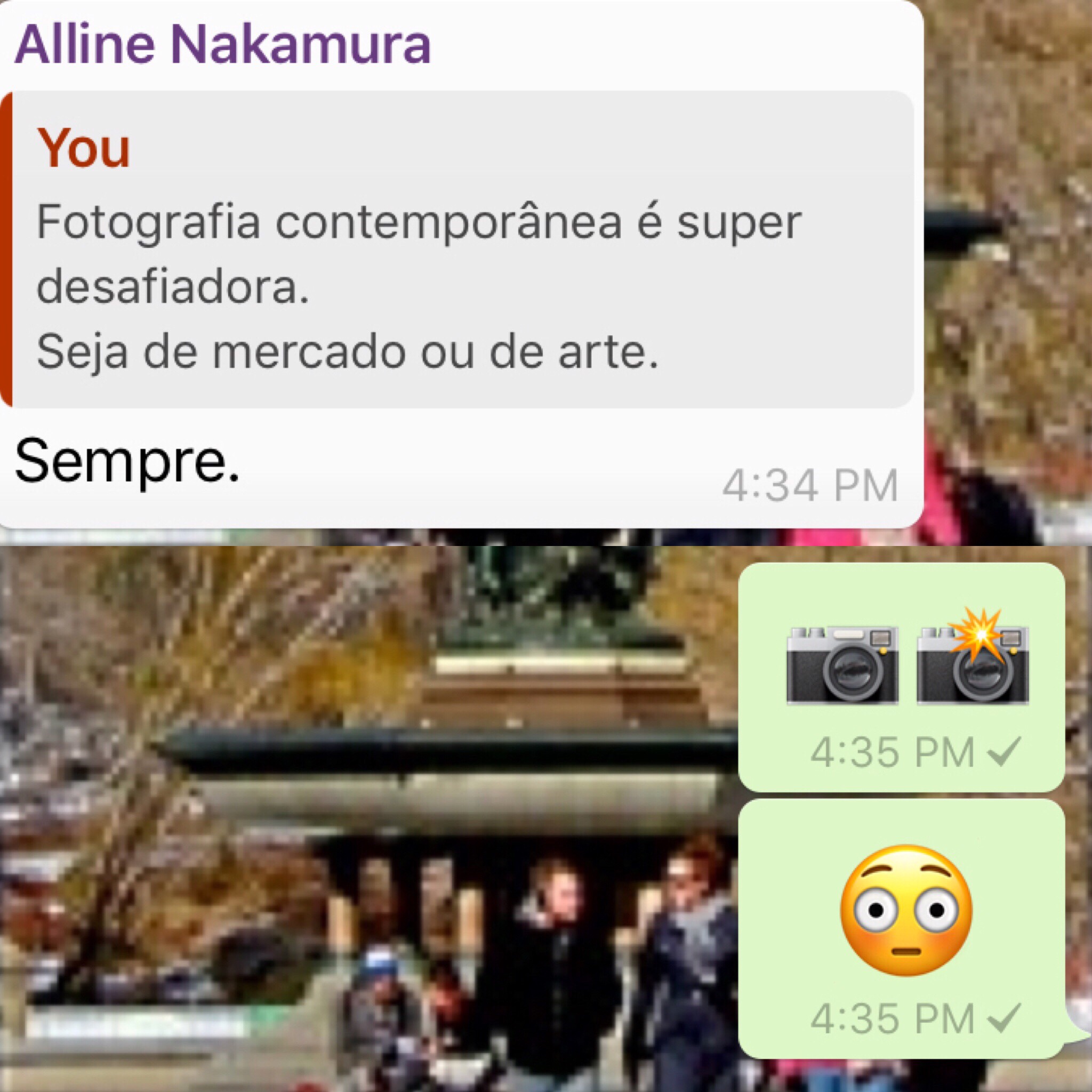 Fotografia Contemporânea | WhastApp | JKScatena & ANakamura